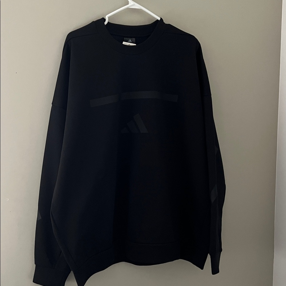 Adidas Z.N.E. Crew Sweatshirt Black XL Primeknit NWT